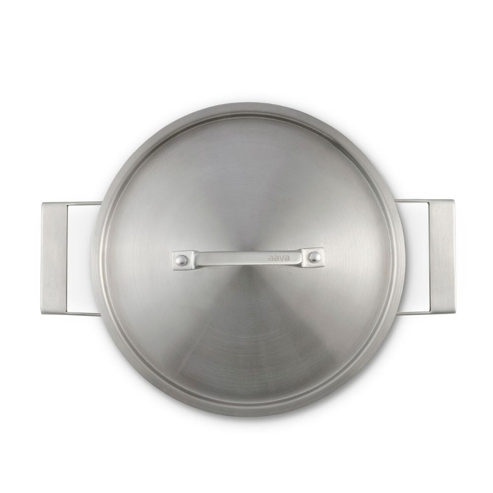 Aava - Elements Stainless Steel Stock Pot with lid – Aavanordic
